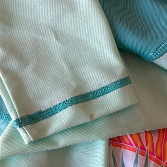 Blue and Pink Rashguard Swim Set with Sun Protection - Picture 4 of 4